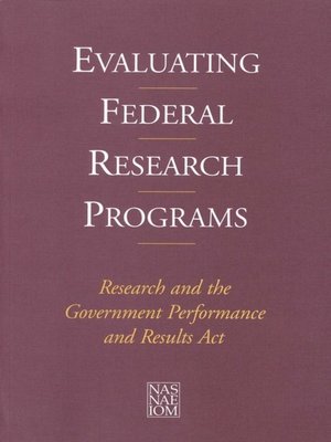 cover image of Evaluating Federal Research Programs